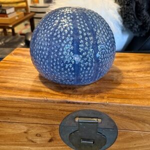 Holiday SALE - 🎄🎄🎄🎄IKEA Blue Ceramic Sea Urchin